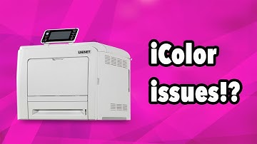 Uninet icolor white toner issue - finding simple solutions - icolor 560, 55, 600