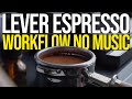 Barista asmr  lever espresso workflow no music