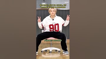 Jungwon Jay Sunghoon Sunoo Ni-ki doing the run, sit, strike a pose mission #enoclock #enhypen #kpop