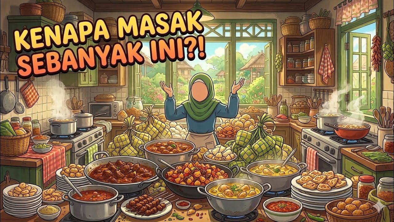 Fenomena Aneh Lebaran: Tamu 2 Orang, Masaknya Buat 1 RT