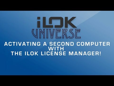 iLok Universe | Activating a Second Computer with the iLok License Manager