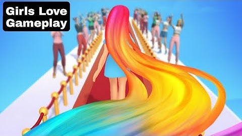 Hair Challenge Game ( Big Update All Levels ) ios Android Girls Gameplay Hair // HAIR CHALLENGE