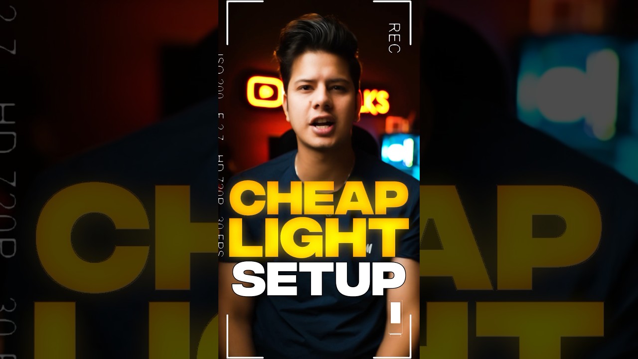 Easy Video Light Setup