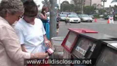 "Unarmed Robbery"  Newspaper Vending Machines