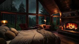 Deep Sleep Instant in 3 Minutes due to Listen to Soft Rain Sound in Forest  Heavy Night Rain Sounds