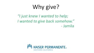 Community giving campaign - jamila veasley