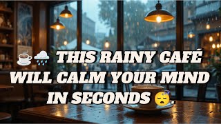 Rainy Coffee Shop with Soft Background Music screenshot 1