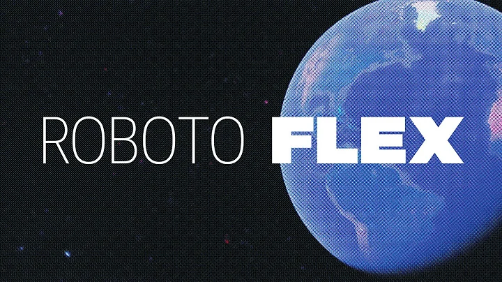 Roboto... But make it flex #VariableFonts