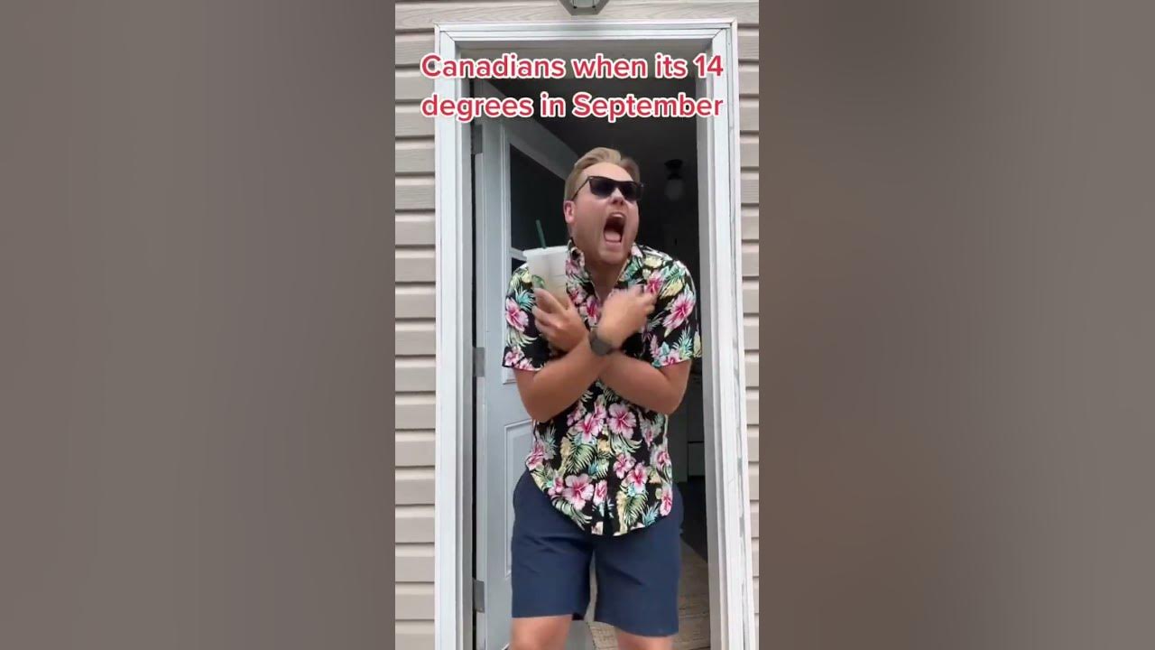 Sweater weather 🍂 #gall #canada #canadian #funny #homealone #shorts #cold #september #shortvideo