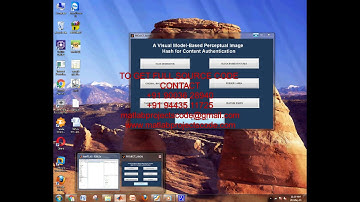 Matlab code for A visual model based perceptual image hash for content authentication