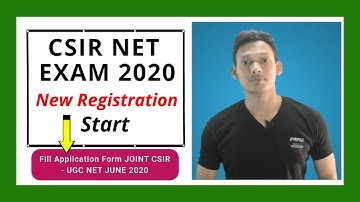 CSIR - UGC NET JUNE 2020 NEW REGISTRATION START | CSIR NET Application form window open | e- point
