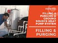 Filling & Purging a Kensa Ground Source Heat Pump