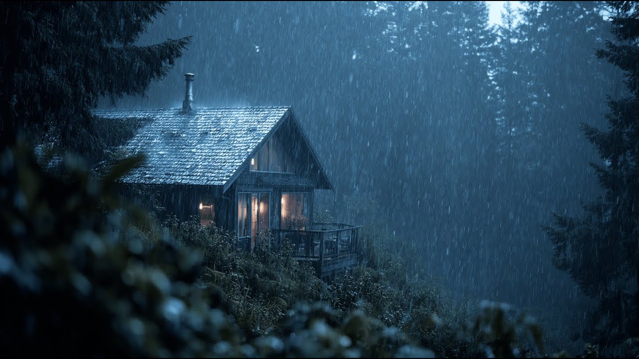 Can’t Sleep for Hours? 🌩️ Powerful Forest Storm for Deep Insomnia Relief