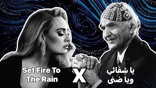 محمد مهدي الجواهري: يا شِفائي ويا ضنى  ||Adele: Set fire to the rain#الجواهري #adele