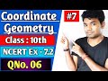 Coordinate geometry 🔥🔥II Class x math Ex-7.2 Qno.6 #ncertmath  #coordinategeometry  #cherryaspirants