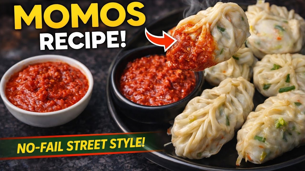 घर पर बनाएं मार्केट जैसा मोमोज | 5 minute MOMOS recipe | perfect MOMOS at home 