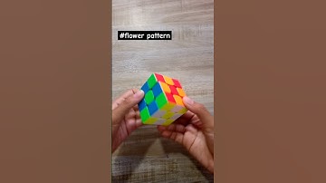 How to make flower pattern on Rubik