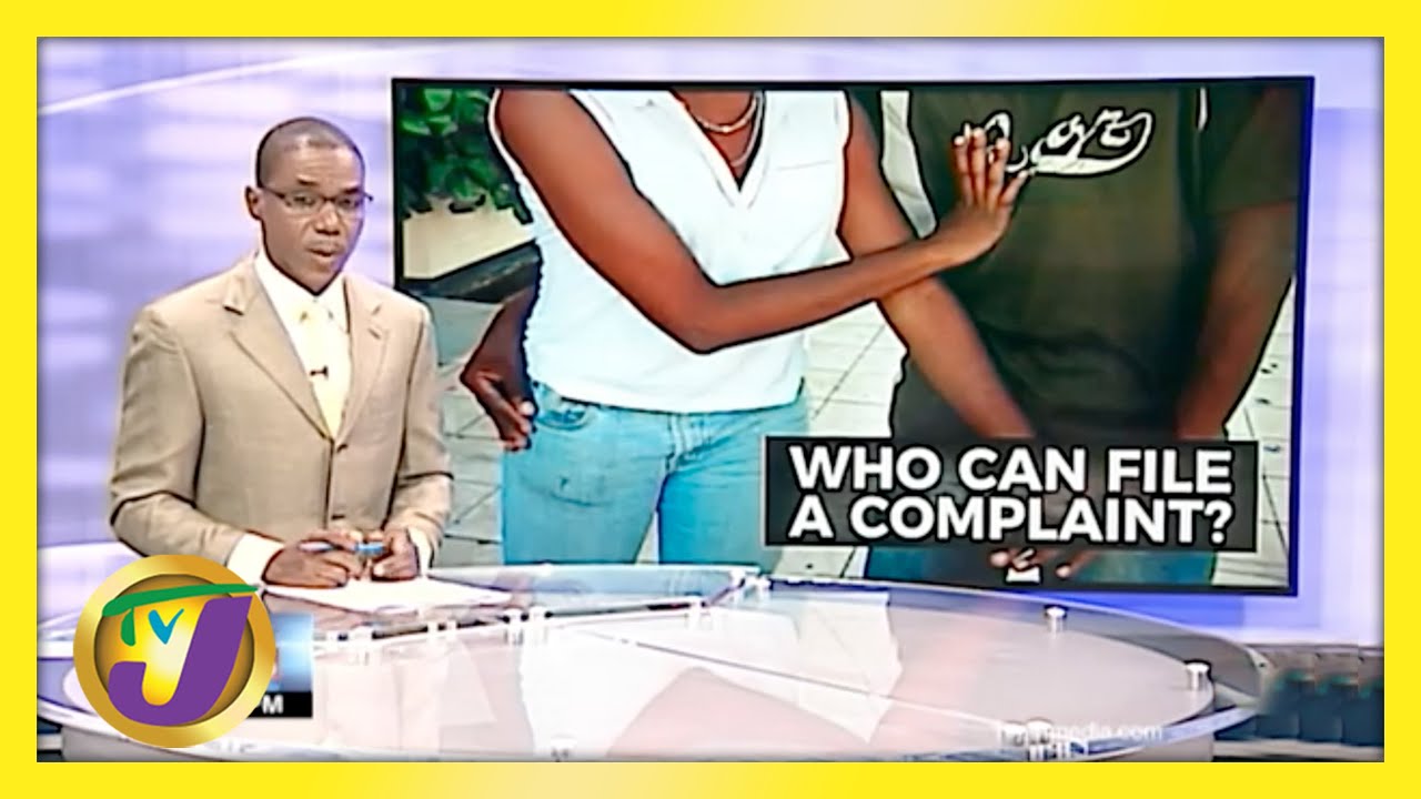 Who Can File A Sexual Harassment Complaint Tvj News Jamaica News Youtube