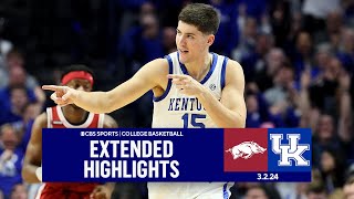 Arkansas at No. 16 Kentucky: College Basketball Highlights | CBS Sports