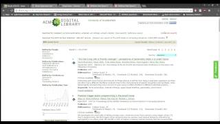 Information Architecture - ACM Digital Library  Simple & Advanced Search