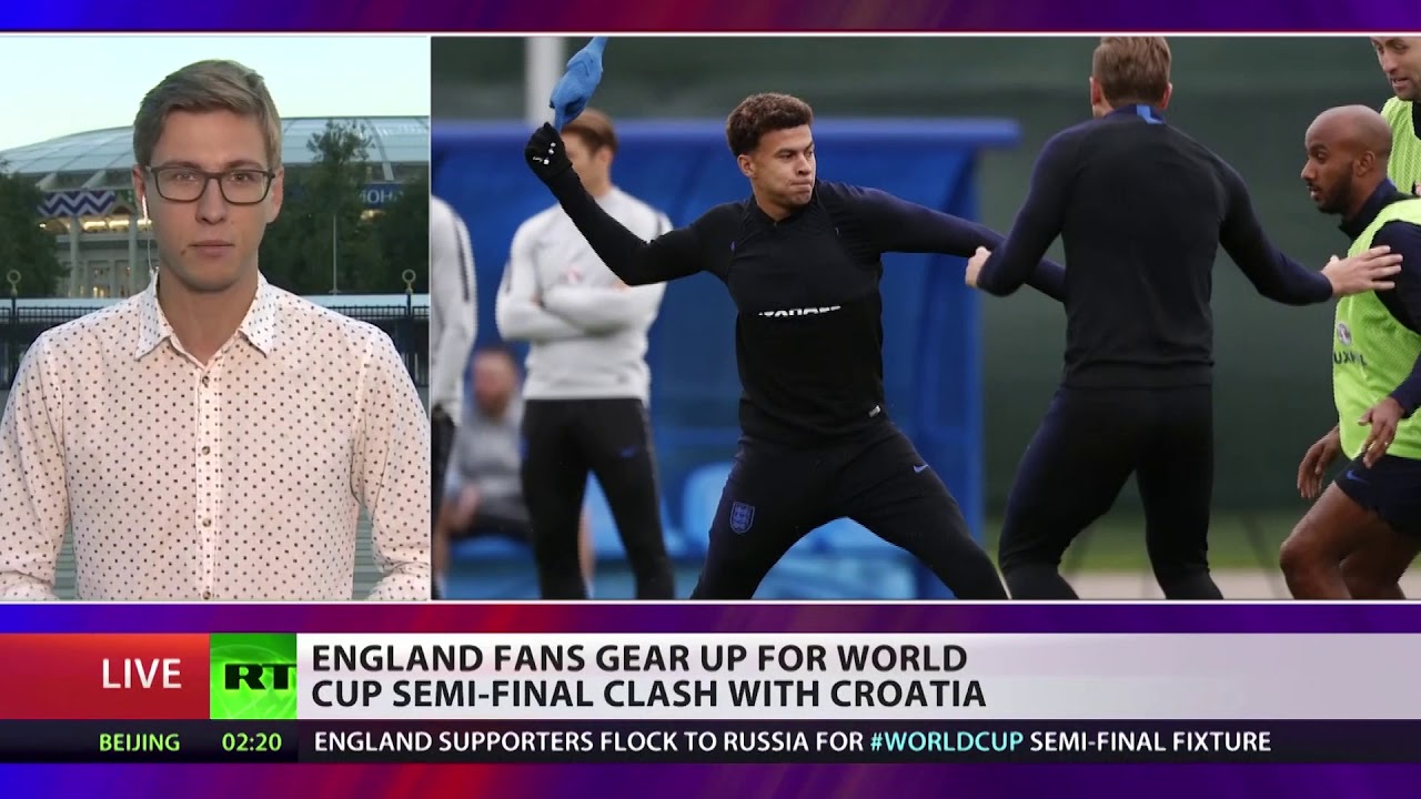 World Cup 2018: England fans gear up for Croatia semi-final