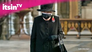 Nach Kritik: Queen Elizabeth II. ganz in Schwarz & mit Maske