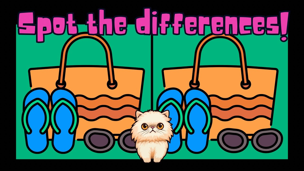 Find 3 Differences in 60 Seconds. 🧩Fun For Your Brain 🧠 