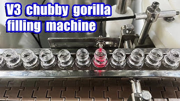 V3 chubby gorilla filling machine丨Automatic 10ml 30ml 60ml 100ml plastic bottle e liquid oil filler