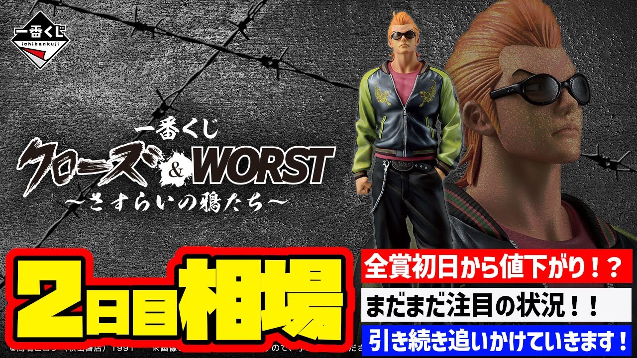 Market Information] Day 2 Market Price! Ichiban Kuji Crows & Worst