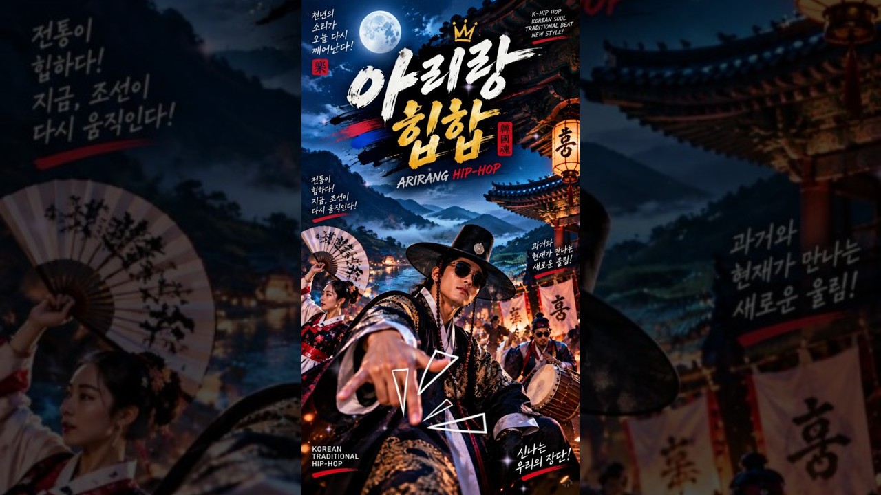 [ 7080 발라드 아리랑힙합 ]  🎵💖아리랑 힙합&조선시대 힙합 ❤️ #조선시대 #힙합 #조선시대스타일 노래