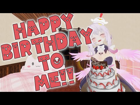【BIRTHDAY】※カメラ注意！誕生日ケーキ一緒に食べて頂いたプレゼント開封会(予定)お祝いしてほしー！°˖☆◝(⁰▿⁰)◜☆˖°【Virtualyoutuber】