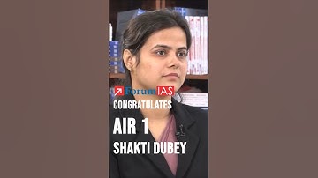 ForumIAS congratulates Shakti Dubey for Securing Rank 1 in CSE 2024 #Upsc #upscresults #upsc #shorts