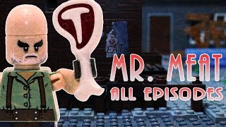 LEGO Mr. Meat horror game stop motion (All Episodes)