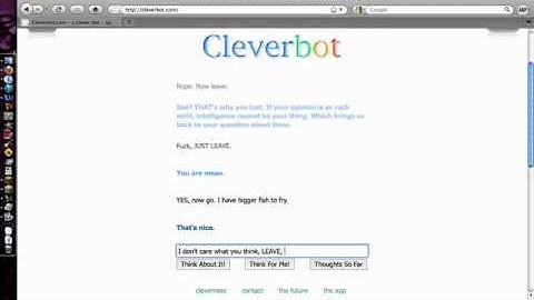 Funny Cleverbot Conversations