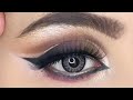 Unique and different modern makeup#eye makeup tutorial stepby step#trending eye makeup#bridal makeup