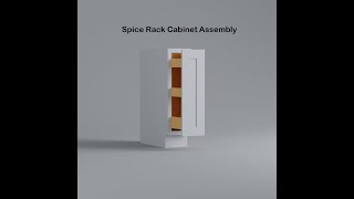 Super Fast RTA Cabinet Assembly: How To Assemble A Spice Rack Cabinet By Lanae Cabinetry