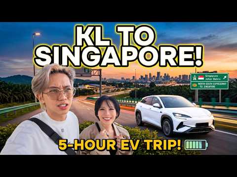 Driving Our EV From KL to Singapore! ⚡️ (5-Hour Road Trip)