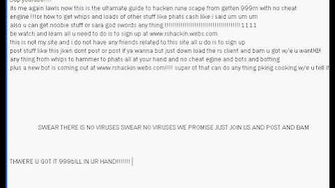 HOW TO HACK RUNESCAPE 100% NO CHEAT ENGINE!