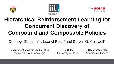 Hierarchical Reinforcement Learning for Concurrent Discovery of Compound and Composable Policies