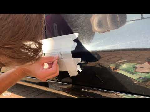 Retus vopsea auto in caz de avarii / Car paint retouching in case of damage|DIY