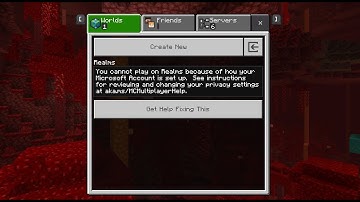 Fix Minecraft Error Multiplayer Is Disabled/You Cannot Play on Realms Because Your Microsoft Account
