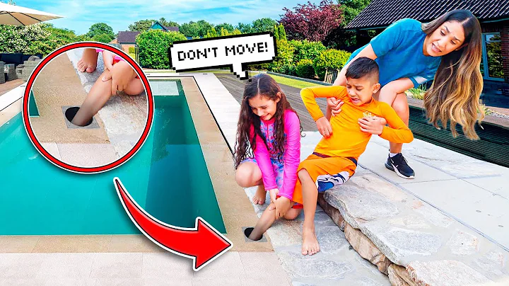 Dramatic Rescue: Boy's Foot Stuck in Pool Drain!