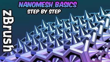 ZBrush NanoMesh Basics - Custom Patterns (Beginner Friendly!)
