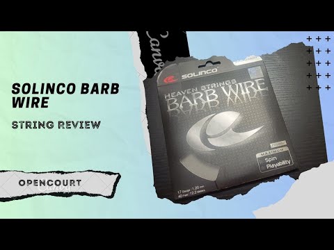 Solinco's Best Spin String??? - Solinco Barb Wire Review 