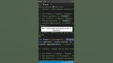 JavaScript Array Slice Method Explained #WebDevelopment #Coding #Programming #javascript