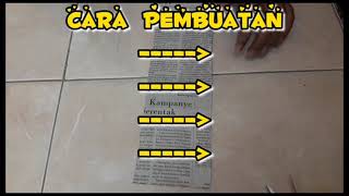 Cara Membuat Vas Bunga Bentuk Sepeda Dari Koran Bekas