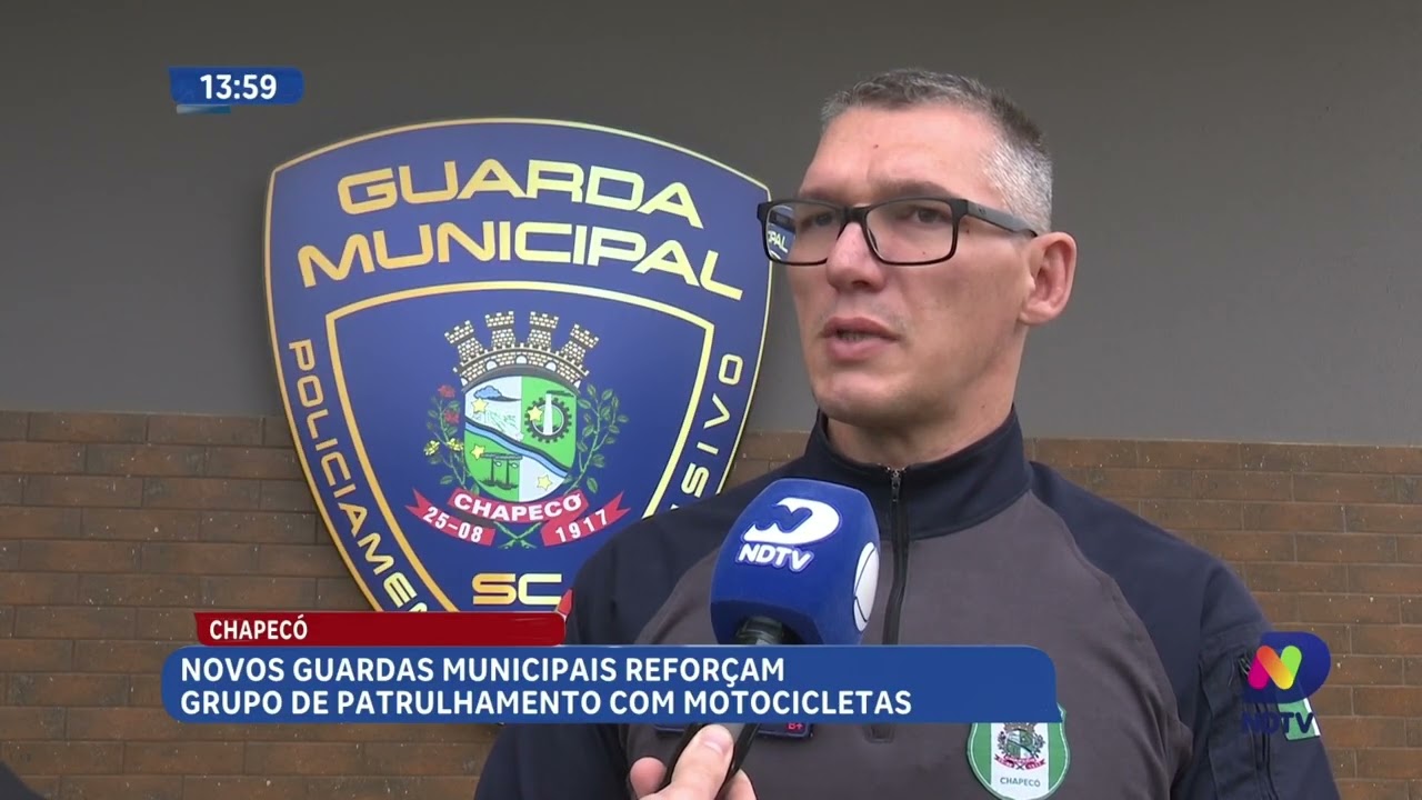 Guarda Municipal de Chapecó reforça patrulhamento com novos integrantes do GEPOM