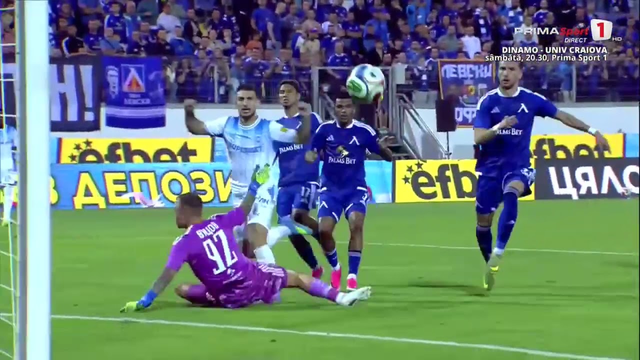 Levski Sofia 1–0 Universitatea Craiova full highlights