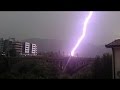 Udar groma u Carinski most u Mostaru (VIDEO)