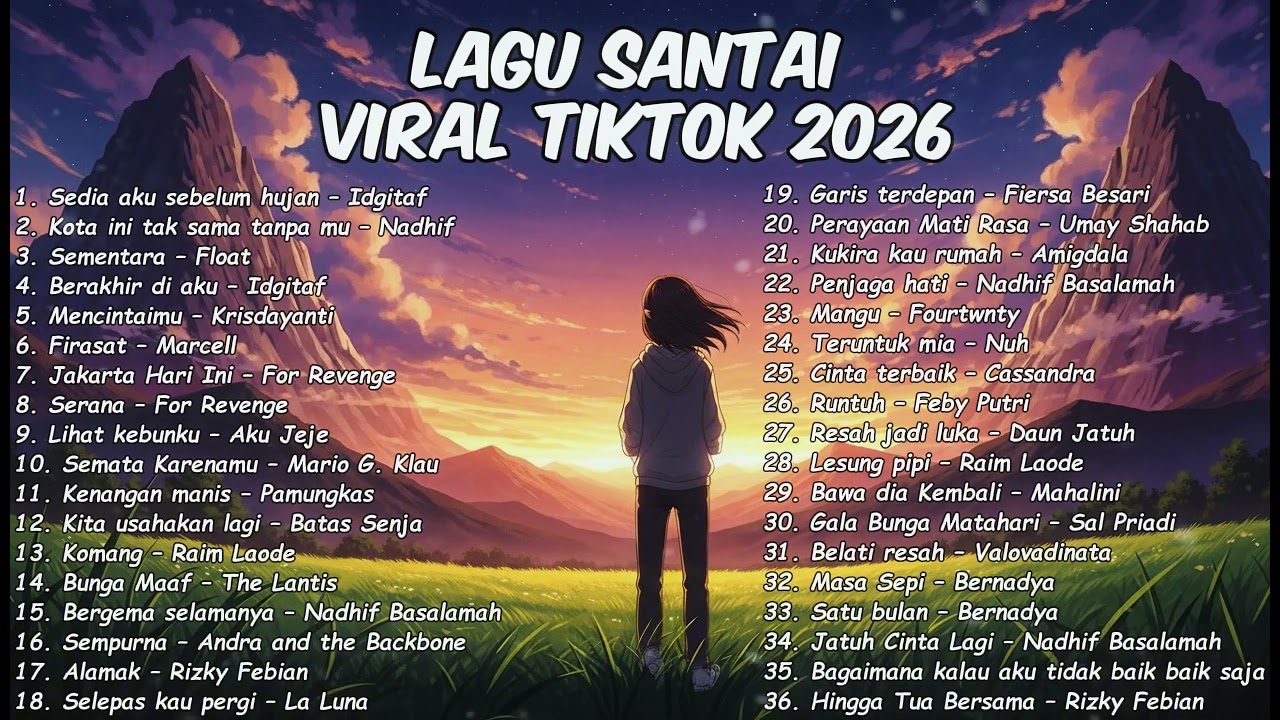 Lagu Santai Viral Tiktok 2026 — Lagu Pop Indonesia Terbaru 2026  | Pop Hits Indonesia 2026 🎧